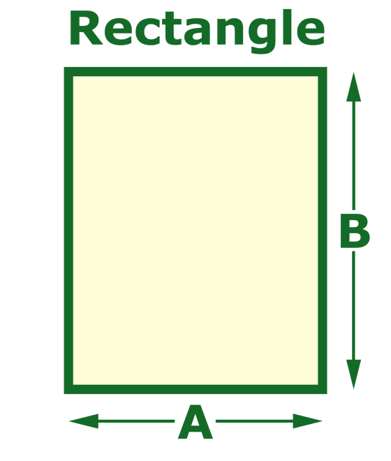 Rectangle dimensions